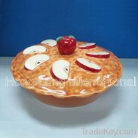 HL161039-Sell Ceramic Apple Pie Keepers, Cherry Pie, Bakeware