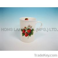 HL1052-New Bone China Strawberry Mug, cup, dinnerware, tableware