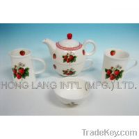HL1063-Strawberry collection, dinnerware, tableware, mug, sugar bowl