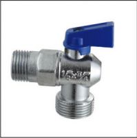 Sell ST-3010 brass angle valve with plastic handle and chrome plated