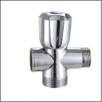 Sell ST-3017 brass angle valve with plastic handle and chrome plated