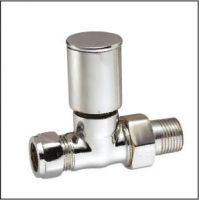 Sell ST-3019 brass angle valve with plastic handle and chrome plated