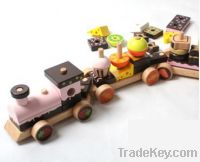 Sell-Wooden Cake Blocks Train