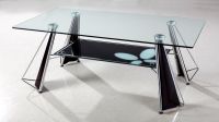 New metal glass coffee table-A087E