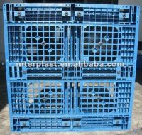 Sell Recycled Material Steel Strengthened Ventilated Plastic Pallet
