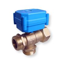 3 way motorised ball valve for water