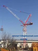6tons Load Capacity QTD80 4015 Luffing Jib Tower Crane 40m Boom lift 1.5t Weight