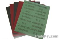 waterproof aluminum oxide abrasive paper sheet