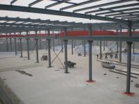 steel structure, foldable house and sandwich panel