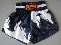 Muay Thai short blk / white firedesign