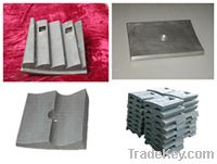 Sell high chrome and manganese steel part