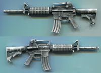 3D automatic rifle AK47