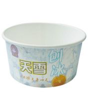 Ice cream paper bowl