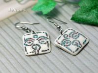 sell Tibet Silver Coral fashion charm jewellry earrings716