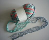 Sell acrylic fishnet fancy yarn