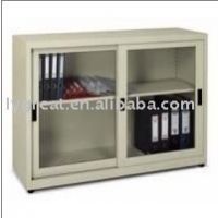 Glass sliding door cabinet