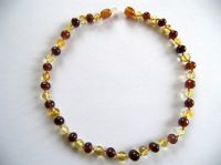 natural baltic amber baby teething necklace
