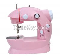 CE/CB/ROHS approval hot sale pink mini sewing machine FHSM-202