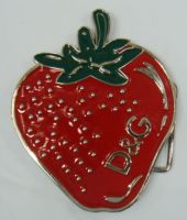 Sell fashion belt buckle of strawberry (2292)