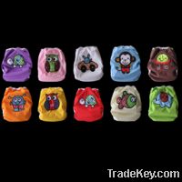 Sell new applique/embroidery baby washable cloth diapers