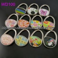 lock-shaped bag hook with sticker