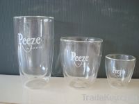 Sell glass double wall cup
