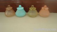 Sell colourful glass spice shaker