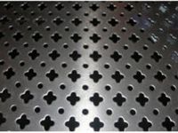 low carbon steel plate perforated wire mesh