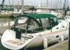 boat cover with woven acrylic fabric