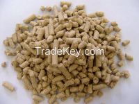 Wheat bran pellets