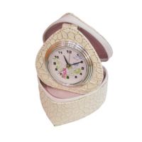 EP6015 PU leather clock