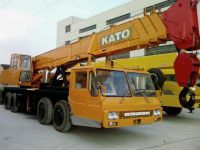 Sell used original kato hydraulic truck crane 40t
