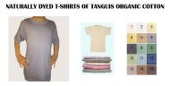 T-shirts of organic cotton, naturally dyed