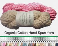 Naturally dyed with plants Organic Cotton Hand Spun Yarns