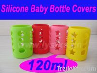 120ml silicone baby bottle cover/sleeve