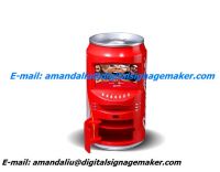 Sell 7 inch Cola/Beer Pop Can digital signage / advertising displayer