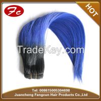 ombre color indian remy hair weft extensions wholesale