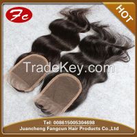 Sell virgin brazilian remy hair lace closure