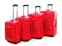 Sell 4 pcs leather luggages set