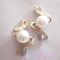 earing, silver/brass/stainless steel/alloy., fashion