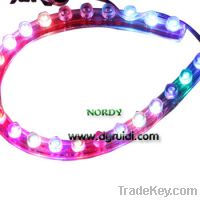 RGB Silicone Led Strip light 3MM 24cm for car1.5w IP65 12V/24V