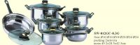 Sell  s/s cookware set(SW-012GZ-0.5VSWD)