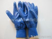 Sell Cotton with blue nitrile glove-DCN426