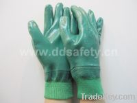 Sell Cotton with green nitrile glove-DCN424