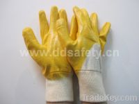 Sell Cotton with yellow nitrile glove-DCN303