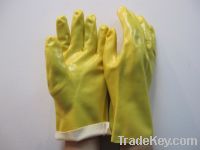 Sell Yellow PVC glove-DPV103