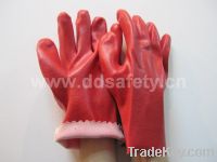 Sell Red PVC glove-DPV111