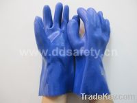 Sell Blue PVC glove-DPV116