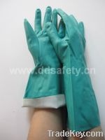 Sell Green nitrile glove-DHL445