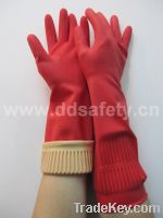 Sell Red latex glove-DHL442